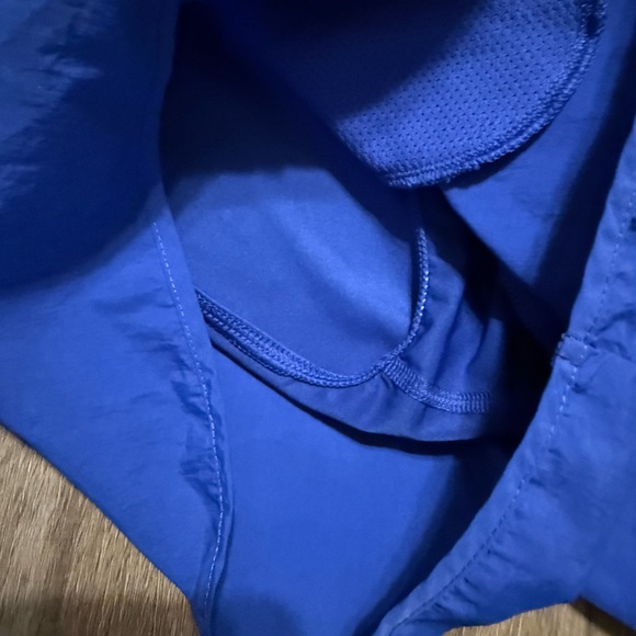 all in motion Bright Cobalt Blue Smocked Waist Active Shorts - Picture 3 of 4